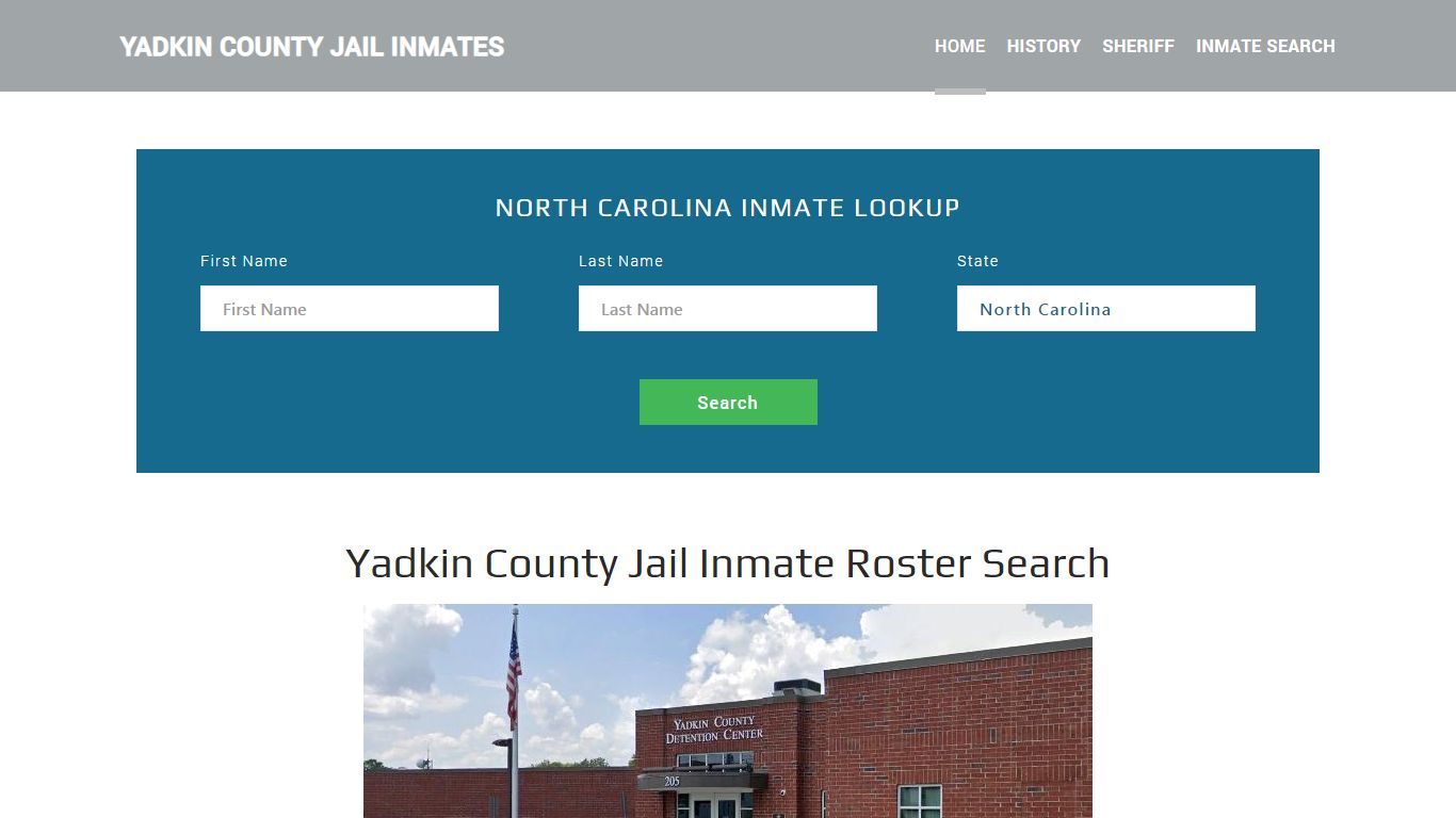 Yadkin County Jail Inmate Roster Lookup, Yadkinville, NC